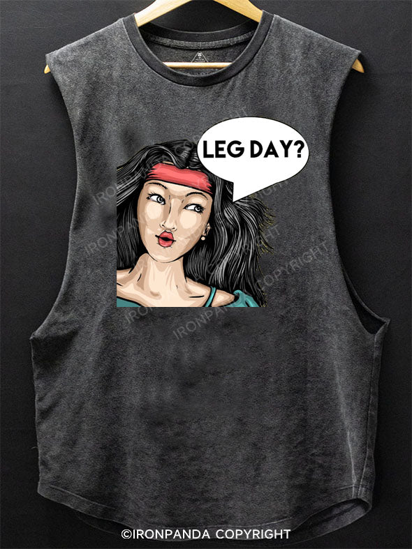 Leg Day SCOOP BOTTOM COTTON TANK