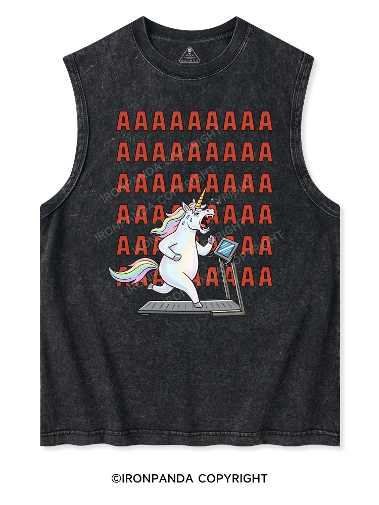 unicorn  cardio Washed Tank