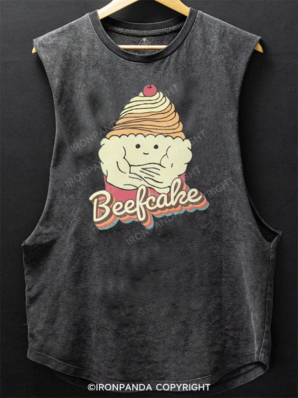 Beefcake Scoop Bottom Cotton Tank