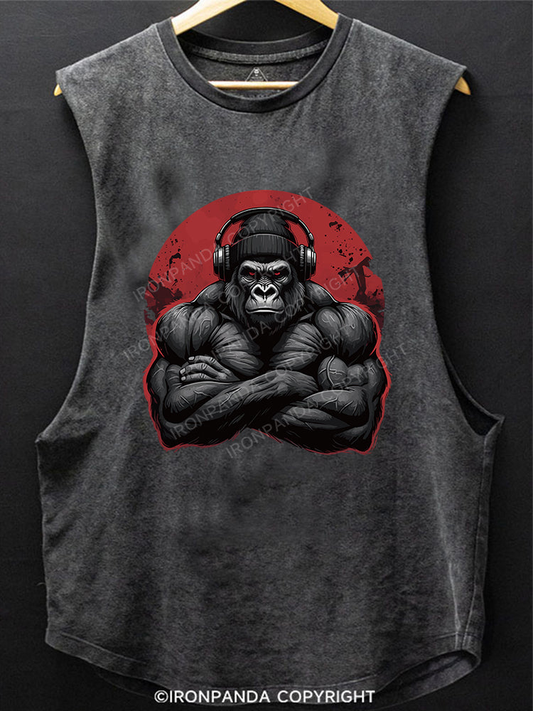 MUSCLE GORILLA Scoop Bottom Cotton Tank