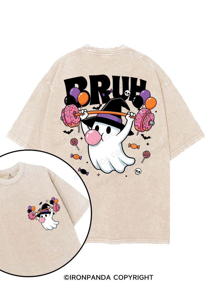 BRUH printed Gym Shirt