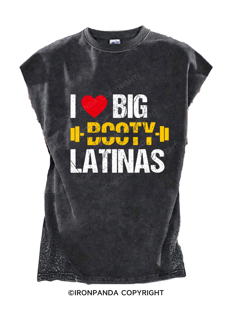 I Love Big Booty Latinas Cut Off Tank