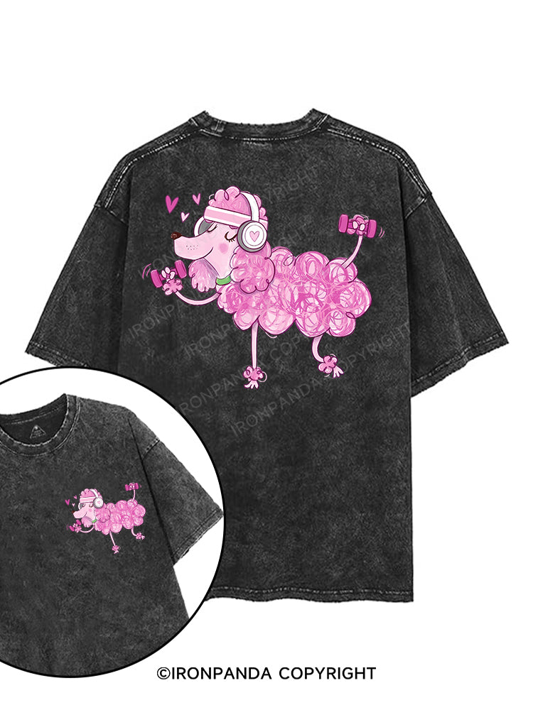 GymPoodle printed Gym Shirt