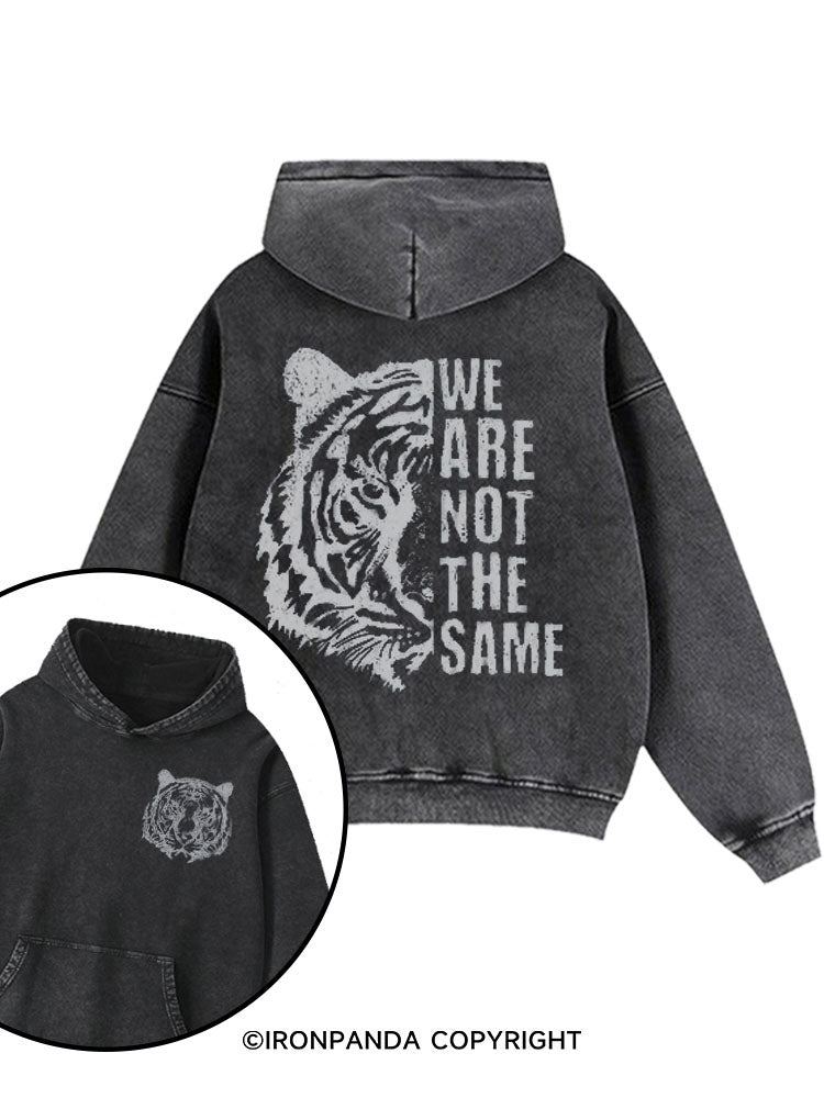 Strength  Printed Washed Gym Hoodie
