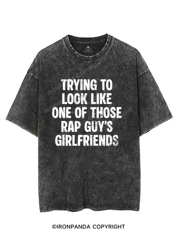 trying to look like one of those rap guy's girlfriends VINTAGE GYM SHIRT