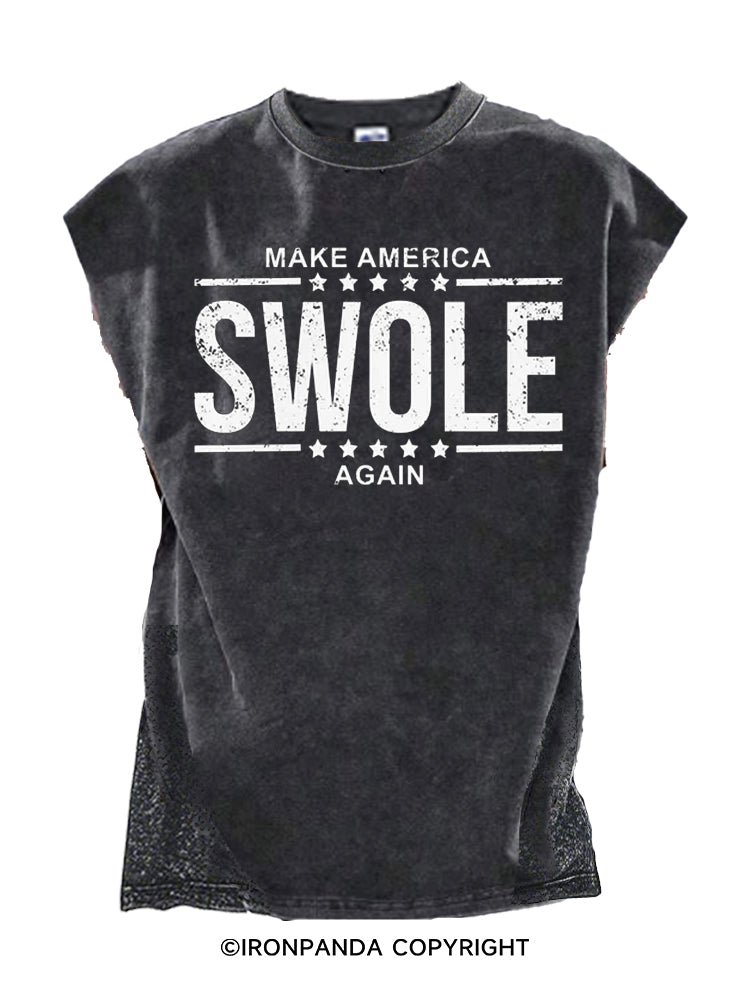 Make America Swole Again Cut Off Tank