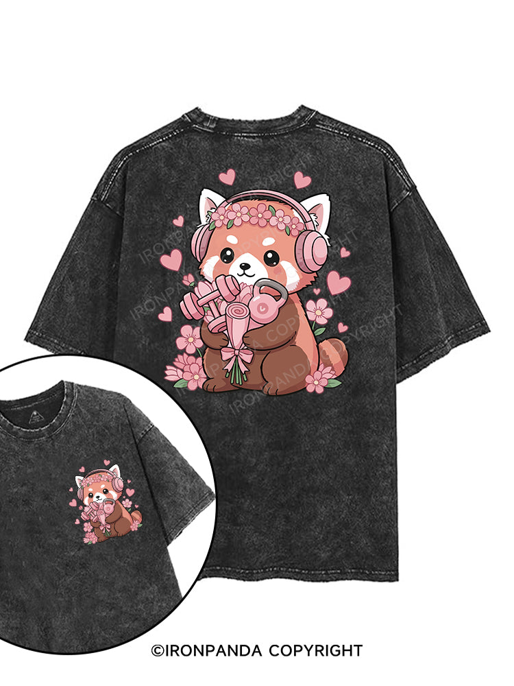 Fitty Panda printed Gym Shirt