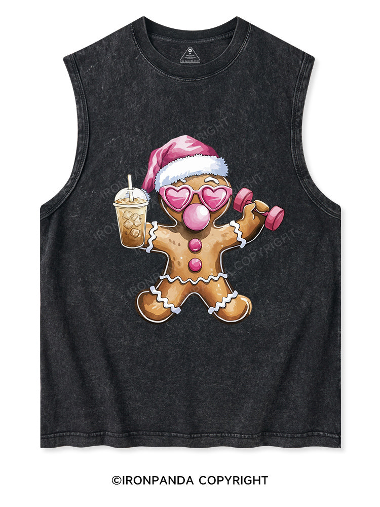 Fit Gingerbread Washed Tank