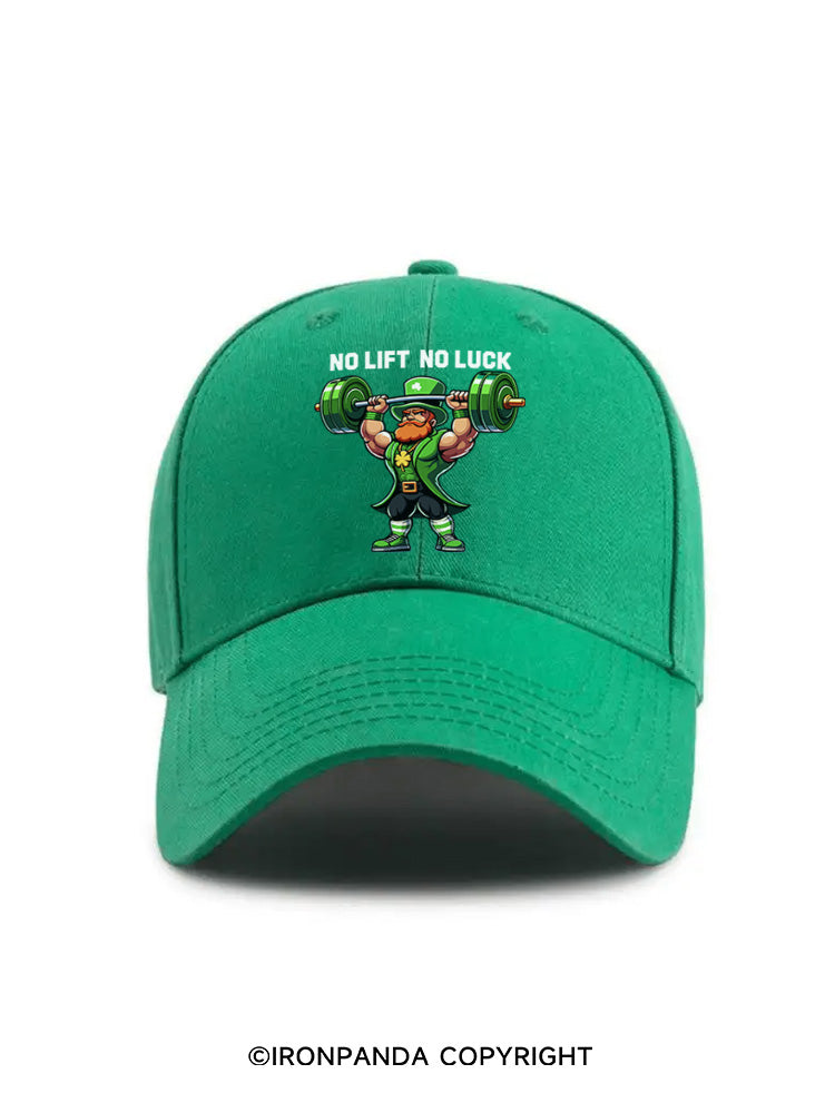 no lift no luck St. Patrick's Day cap