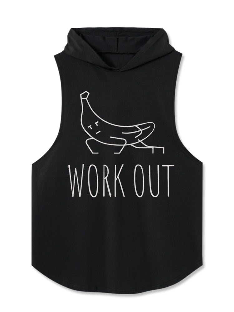 Banana Workout Hooded Tank