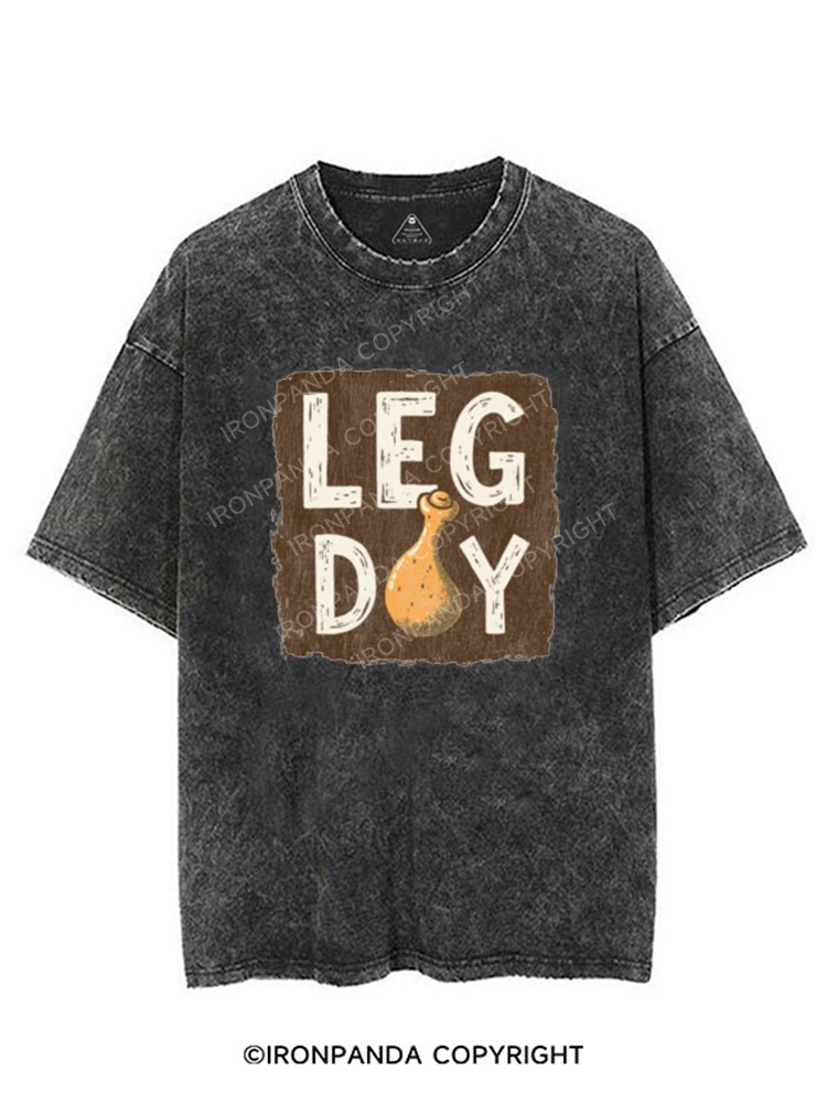 leg day VINTAGE GYM SHIRT
