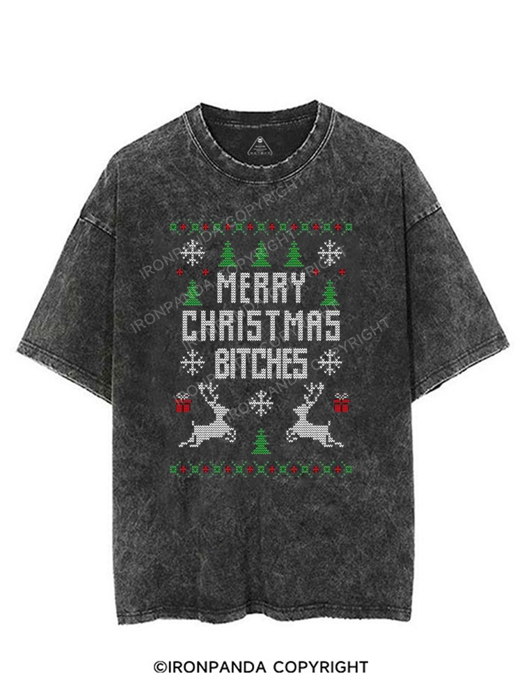 MERRY CHRISTMAS BITCHES VINTAGE GYM SHIRT
