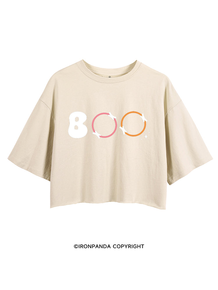 BOO FUNNY PILATES CROP TOPS
