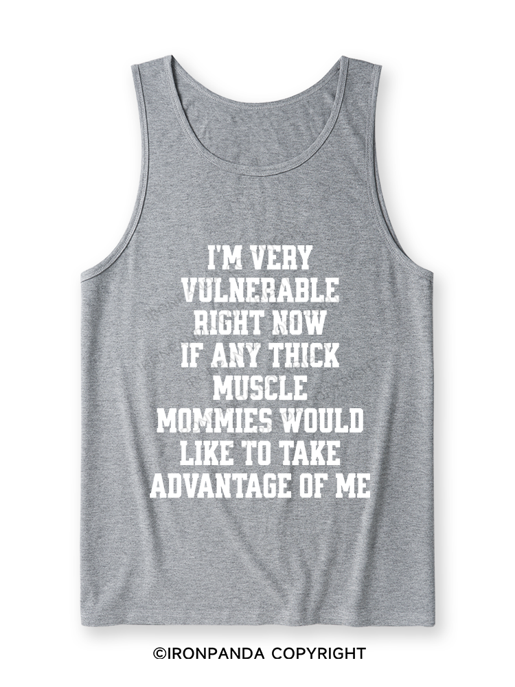 I'm very vulnerable right Ultra Soft Heather Tank