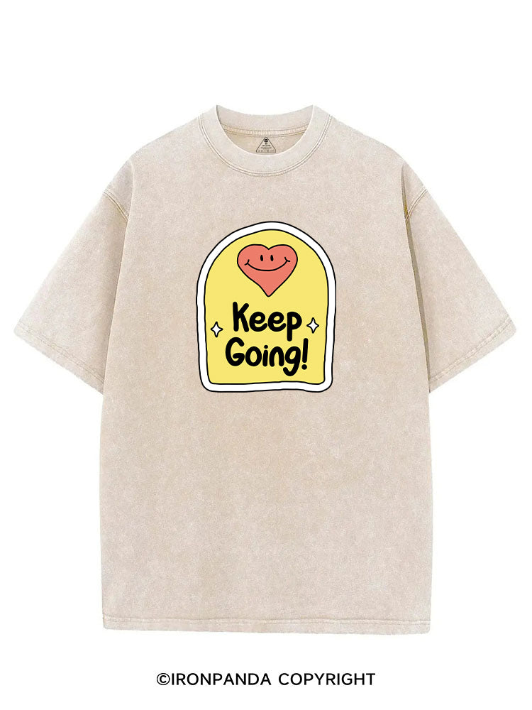 KEEP GOING! VINTAGE GYM SHIRT