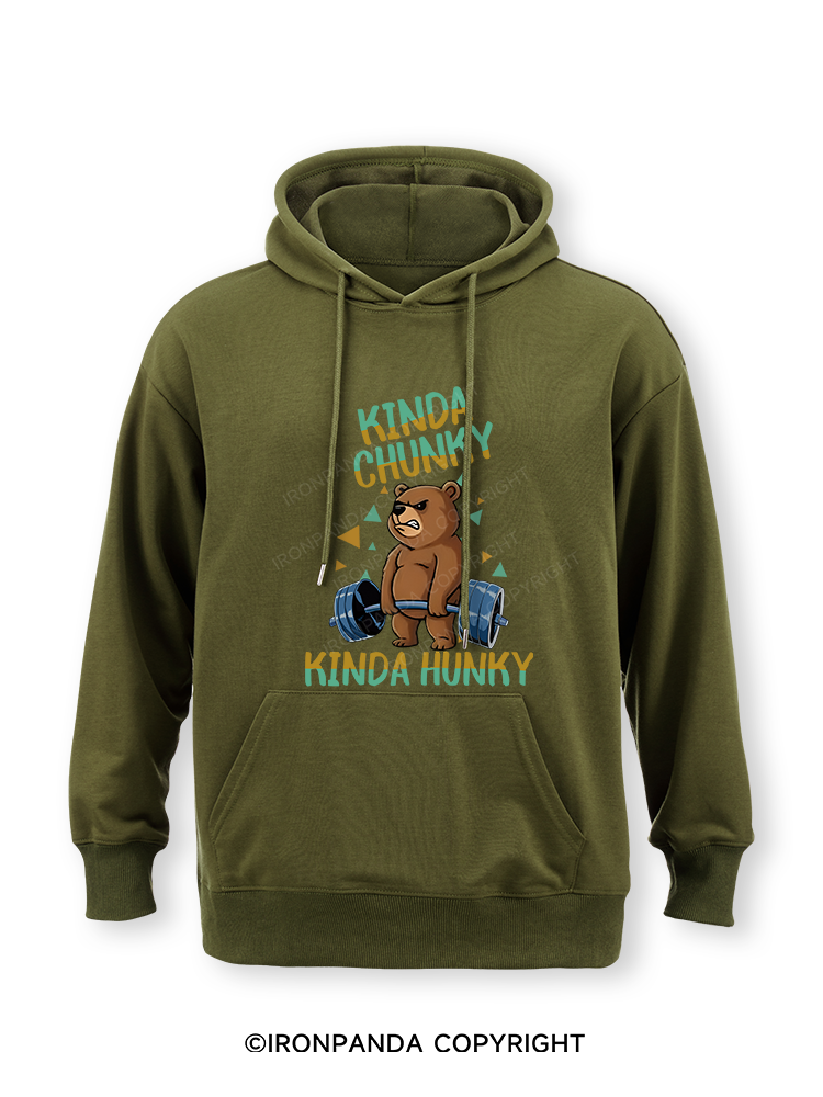 Kinda Chunky Kinda Hunky Classic Gym Hoodie