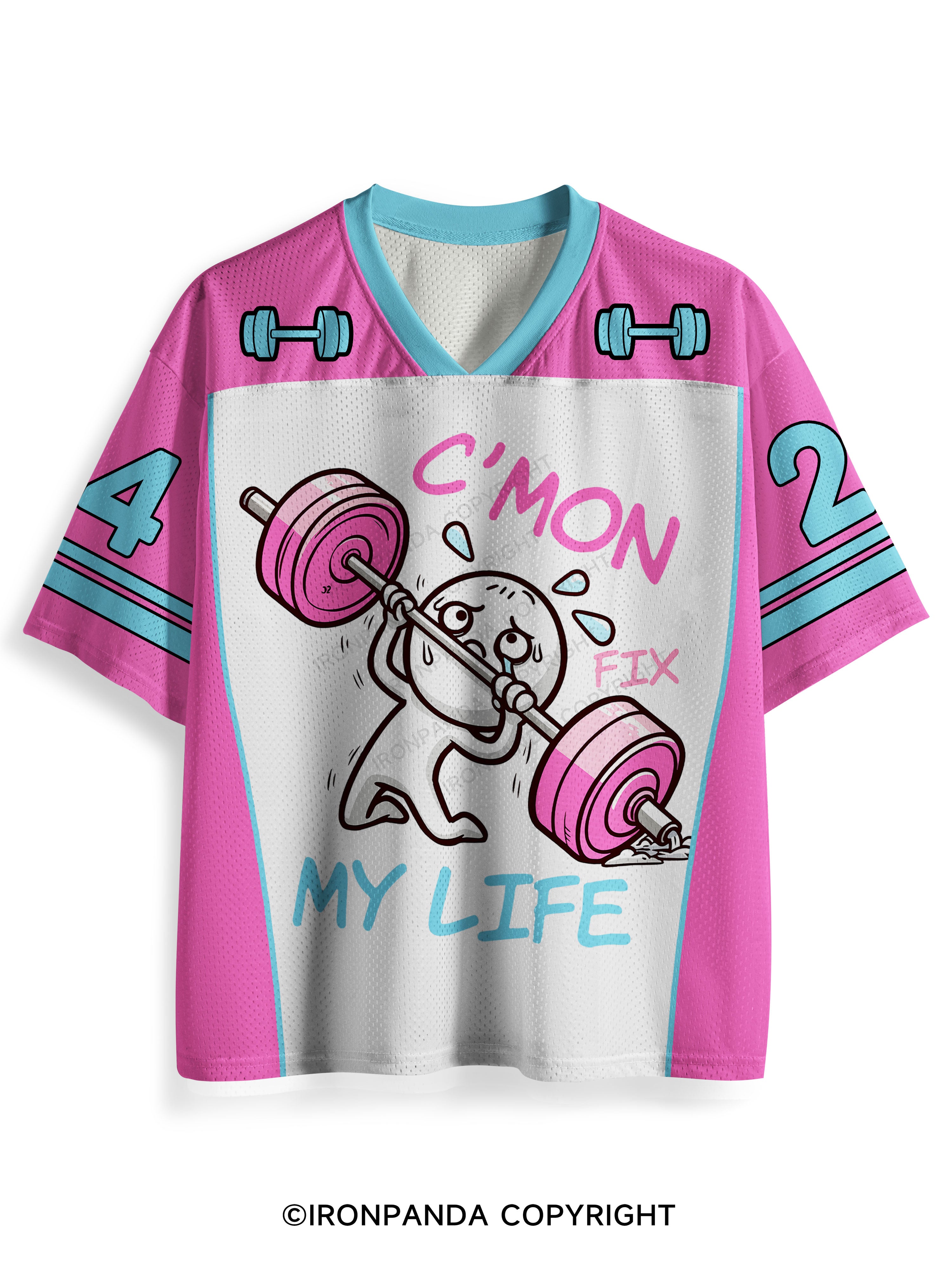 C'MON, FIX MY LIFE Mesh Jersey
