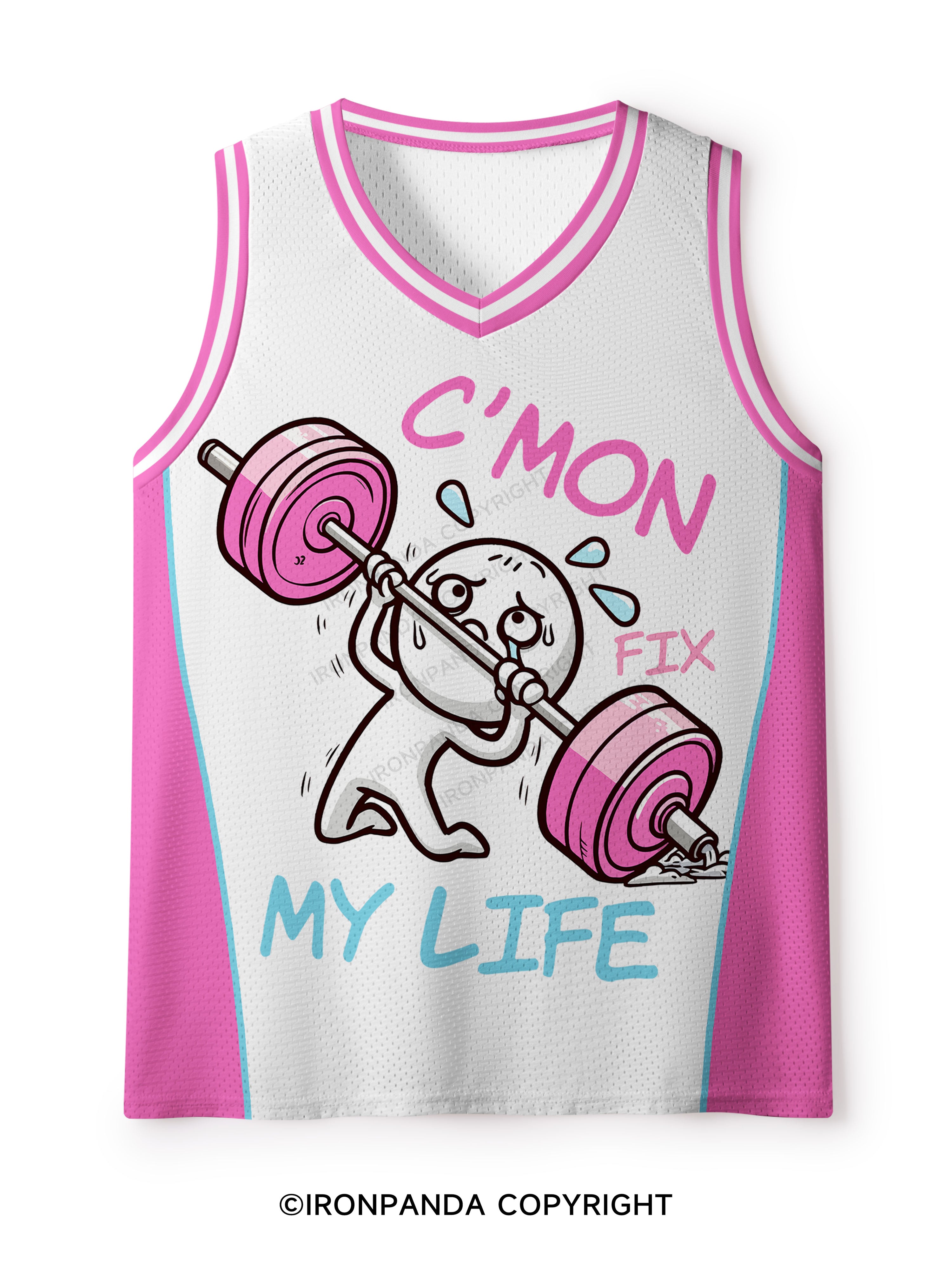 C'MON, FIX MY LIFE Mesh Tank Top