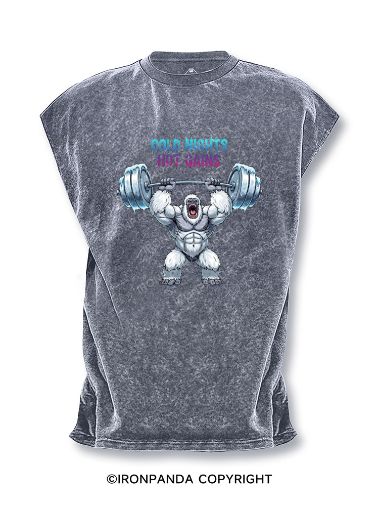 Cold Nights Hot Gains Cut Off Tank