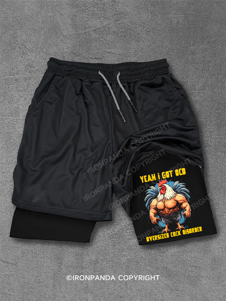 Yeah I got OCD, oversized cock disorder Performance Training Shorts