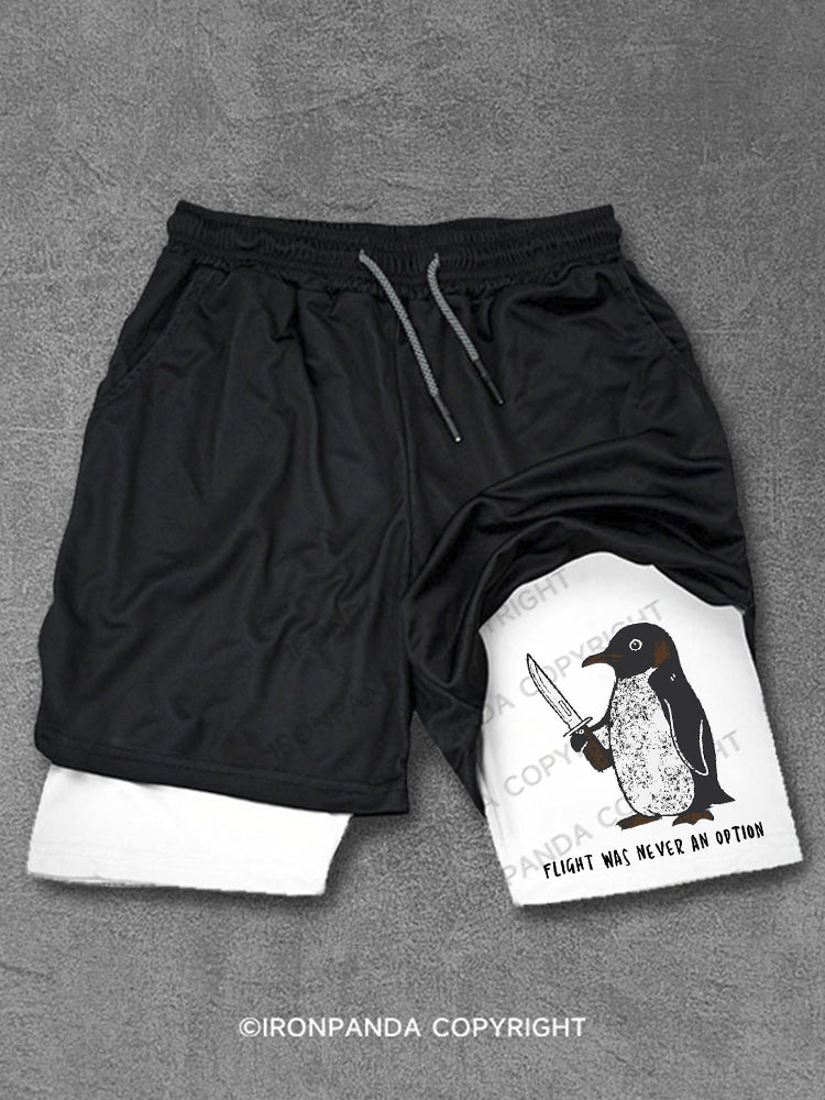 Flight Was Never An Option Performance Training Shorts