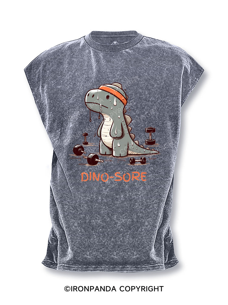 Funny Dinosaur T- Rex Cut Off Tank