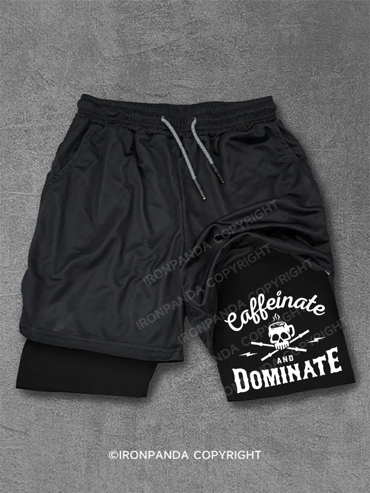 Caffeinate And Dominate Performance Training Shorts