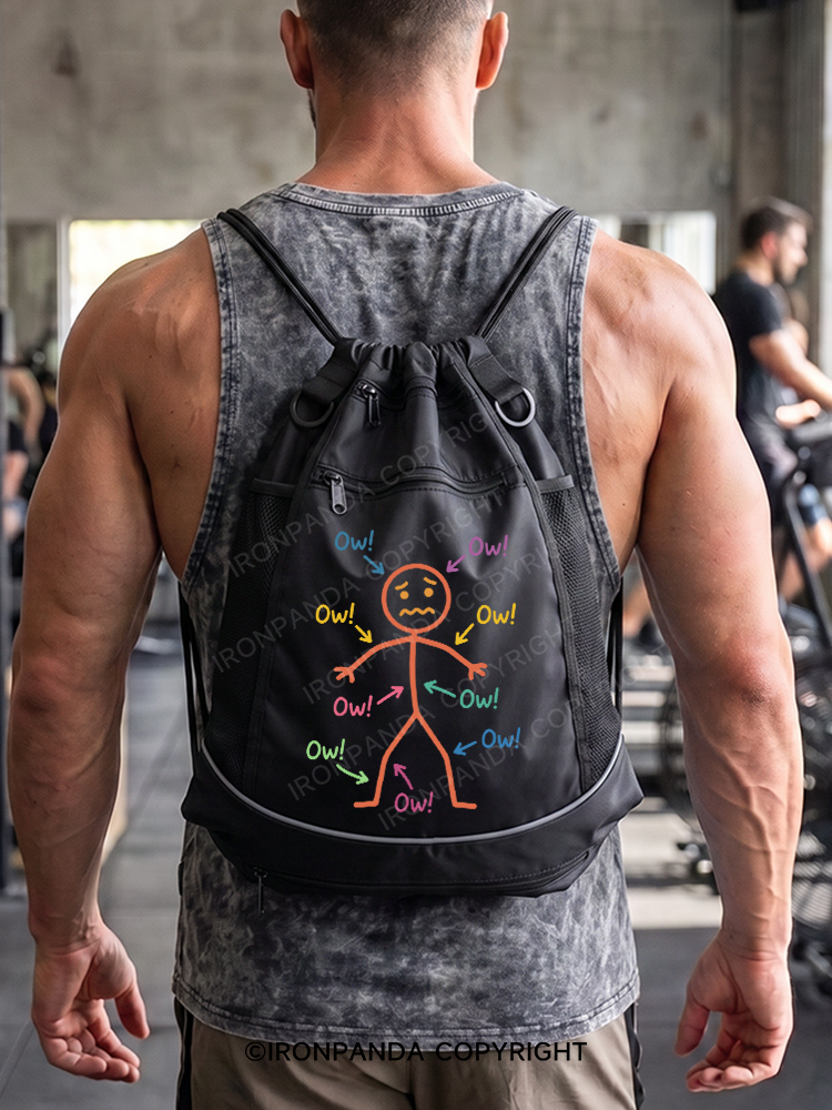 OW! Gym Drawstring Bag
