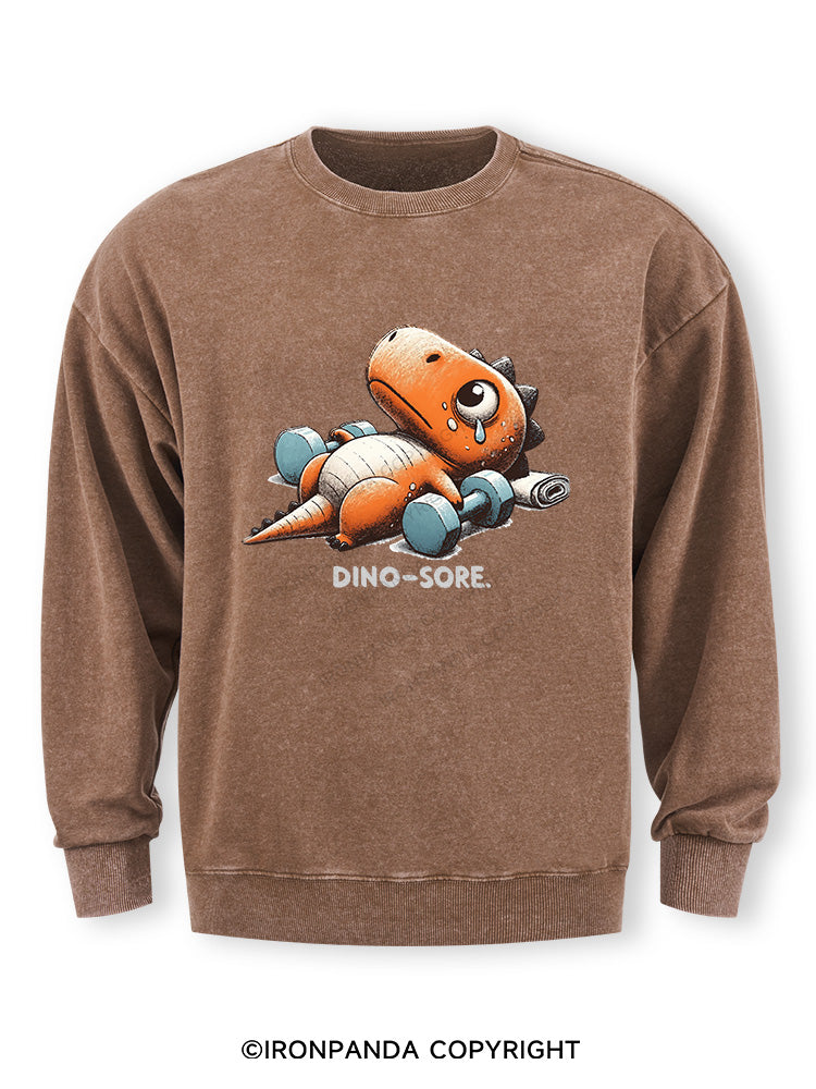 Dino-Sore After Workout Washed Sweatshirt