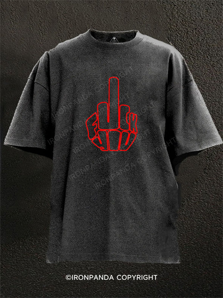 F*CK YOU Washed Gym Shirt