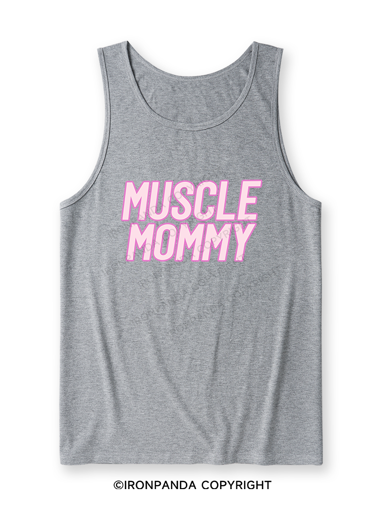 MUSCLE MOM Ultra Soft Heather Tank