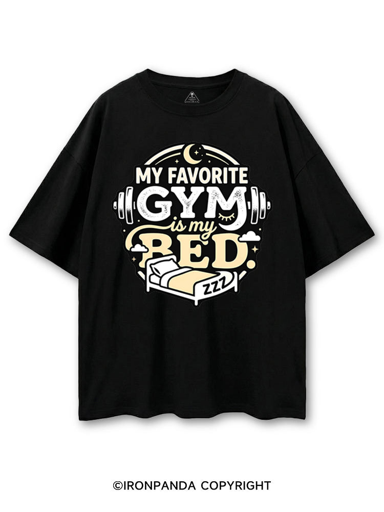 MY FAVORITE GYM IS MY BED COTTON PUMP COVER