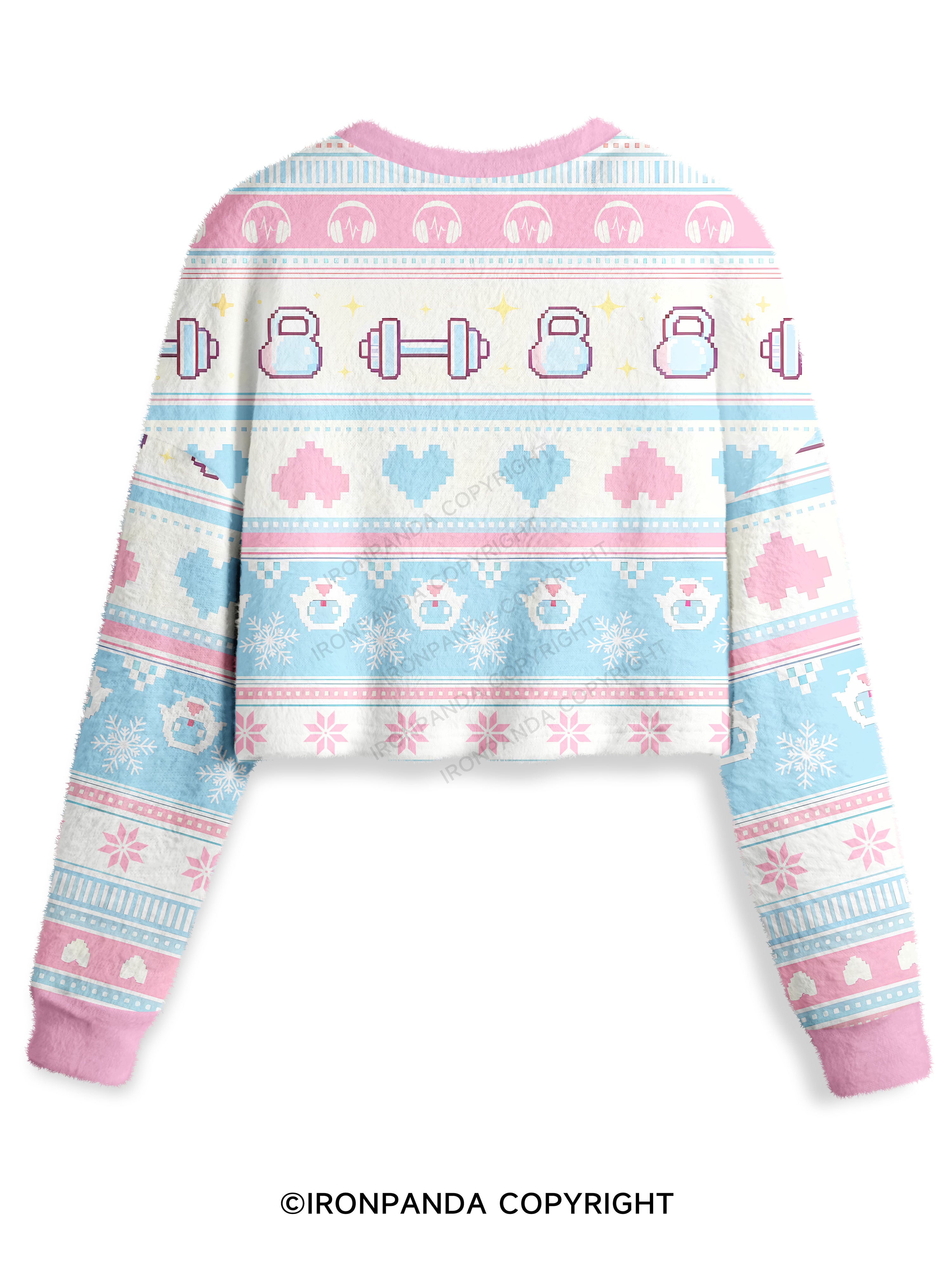 THICK THIGHS LIFT BETTER Crop Ugly Sweater