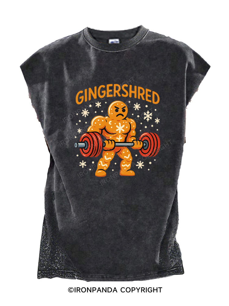 Gingershred Christmas Cut Off Tank