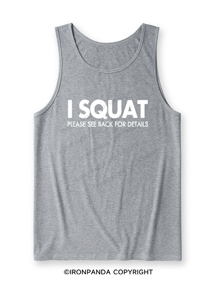 I SQUAT Ultra Soft Heather Tank