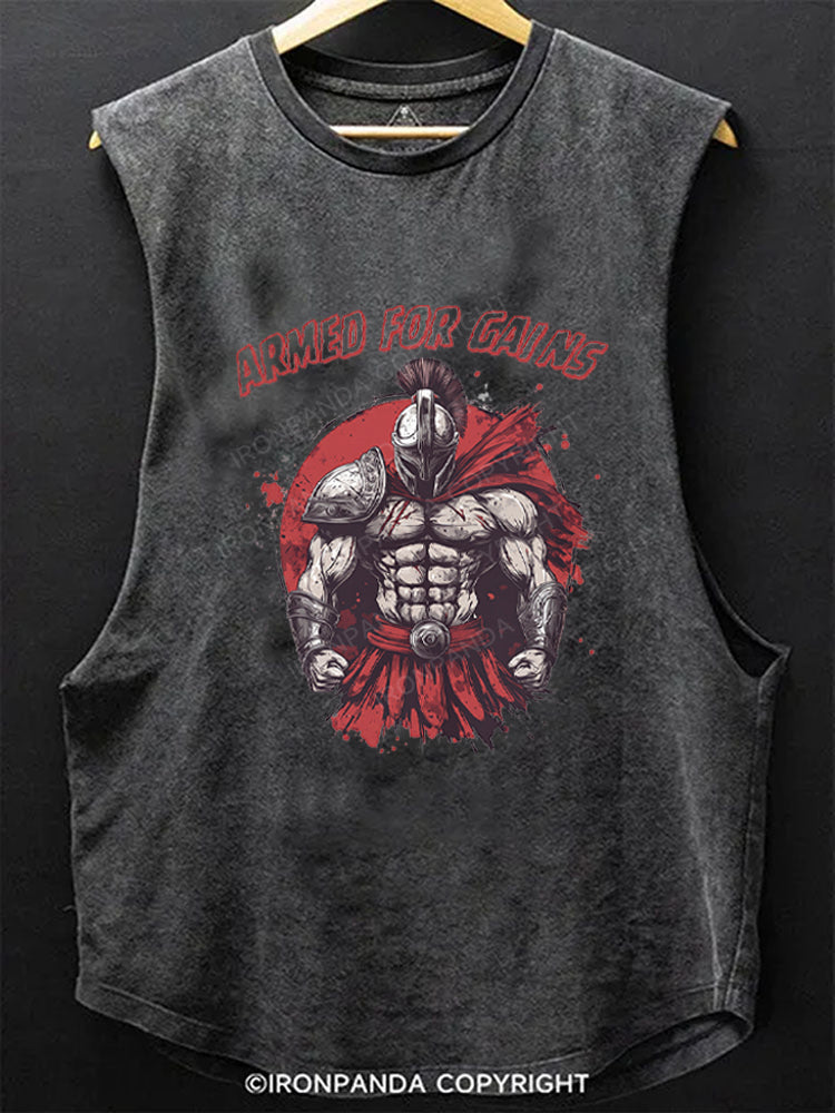 Warrior Gains Scoop Bottom Cotton Tank