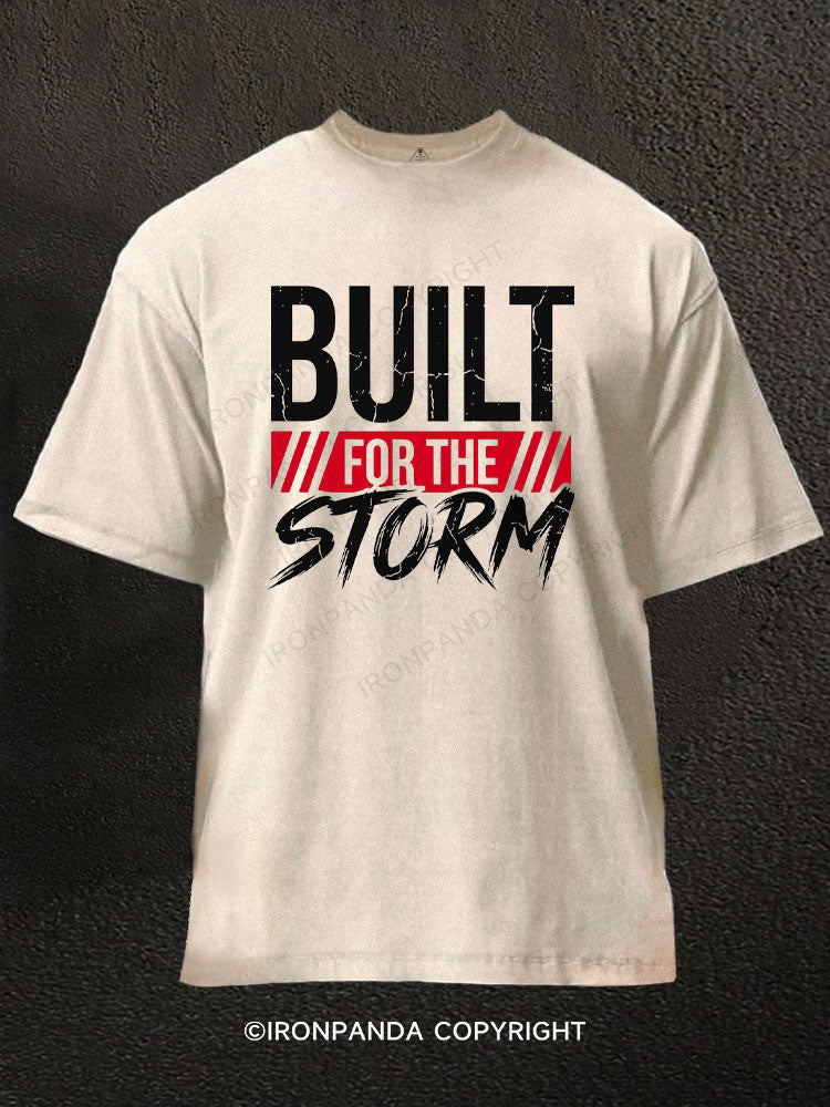 Built For The Storm Washed Gym Shirt