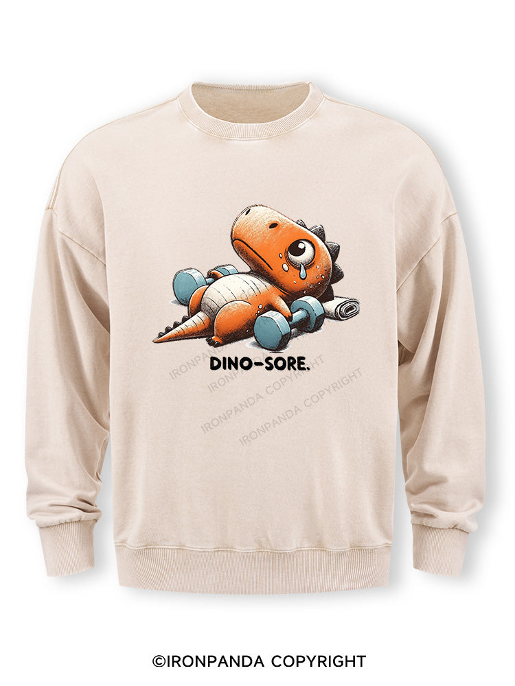 Dino-Sore After Workout Washed Sweatshirt