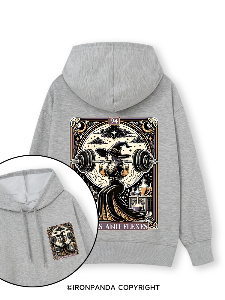 HEXES AND FLEXES Double-Sided Printed Classic Gym Hoodie