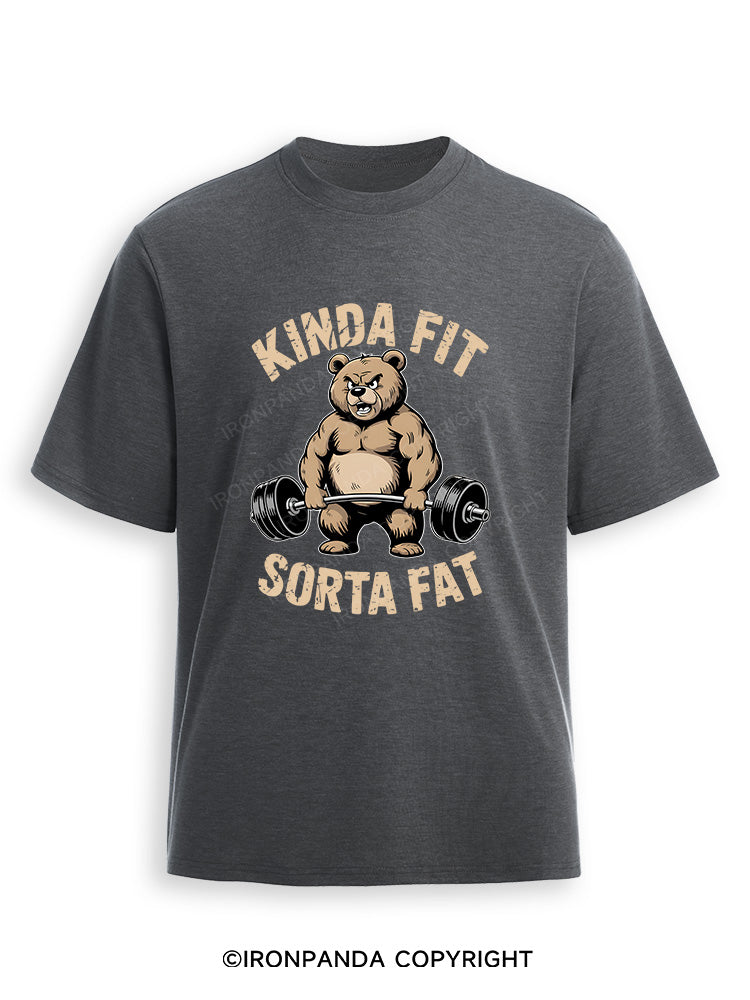 KINDA FIT SORTA FAT BEAR Ultra Soft Heather T-Shirt