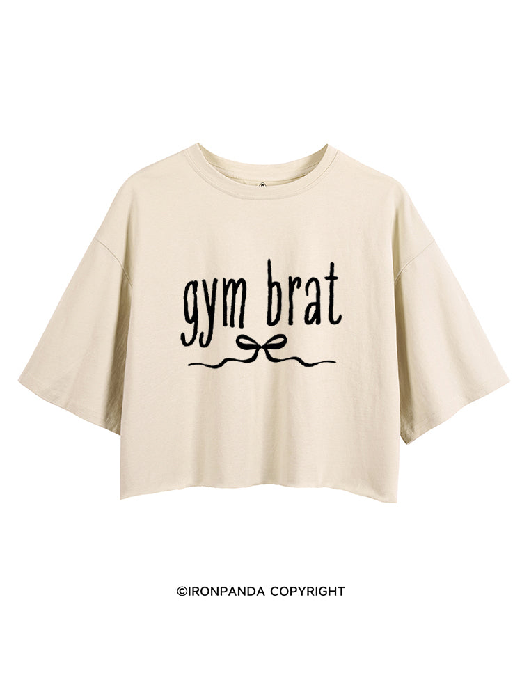 GYM BRAT CROP TOPS