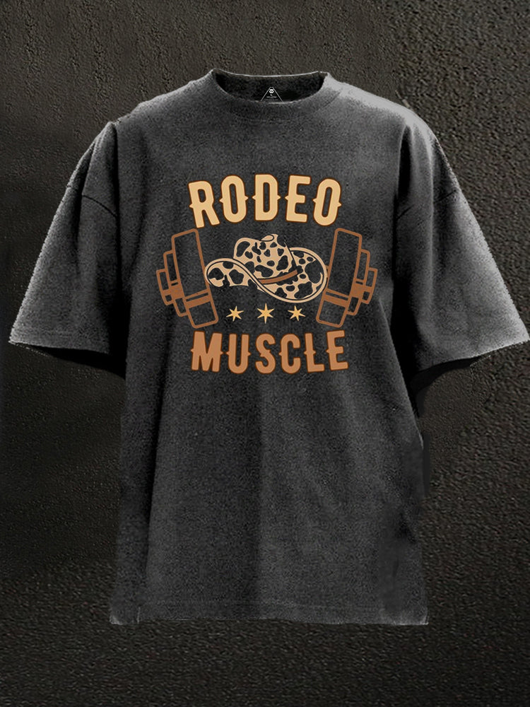 Rodeo Muscle Washed Gym Shirt