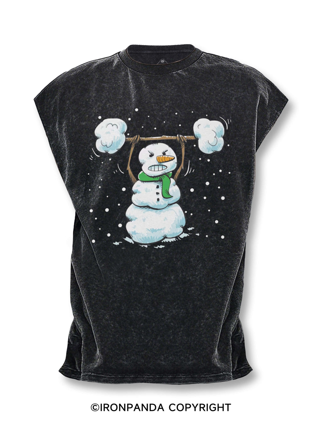 Liftmas Snowman Cut Off Tank