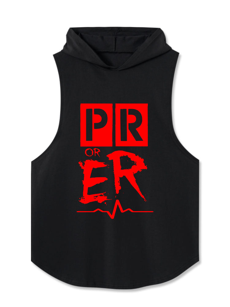 pr or ep Washed Hooded Tank