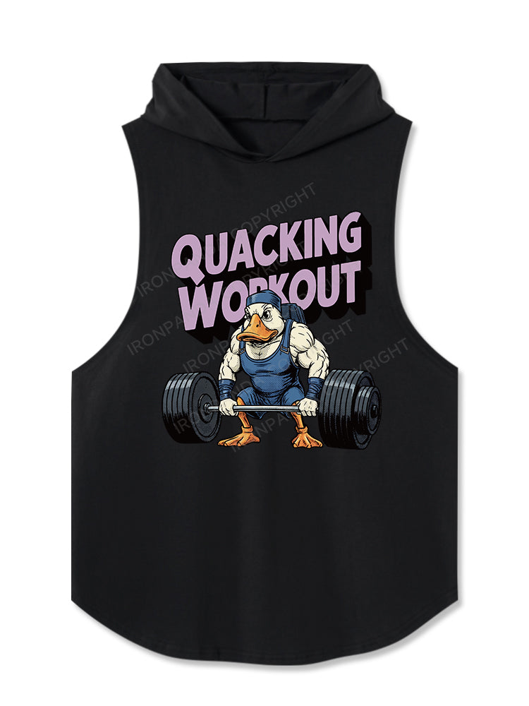 QUACKING WORKOUT Hooded Tank
