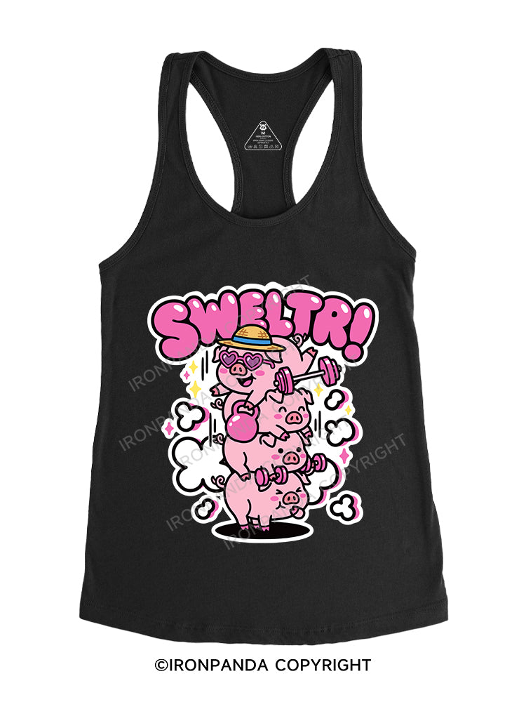 SWELTR! Gym Racerback Tank