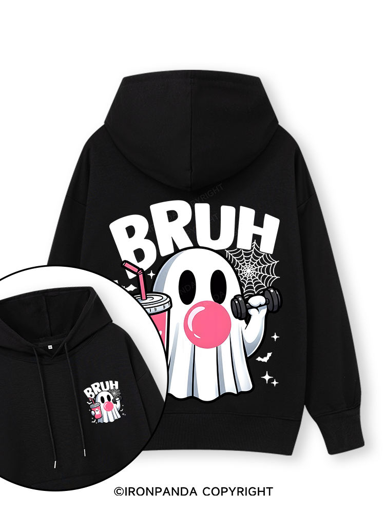 BRUH Double-Sided Printed Classic Gym Hoodie