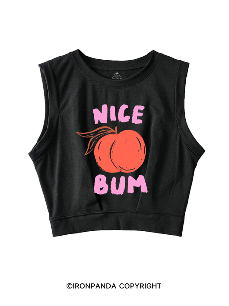 NICE BUM PEACHY SLEEVELESS CROP TOPS