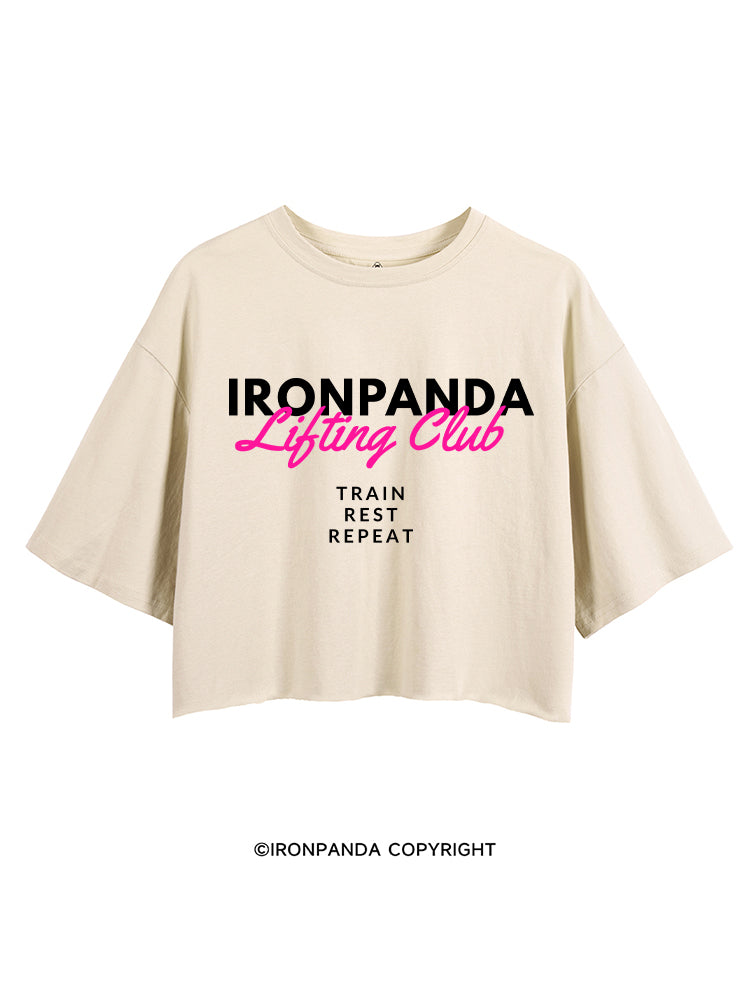 IRONPANDA LIFTING CLUB CROP TOPS