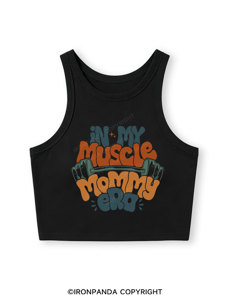FUNNY WORKOUT Fitted Crop Tank Top